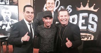Estrada y Orucuta en A los golpes en Los Ángeles