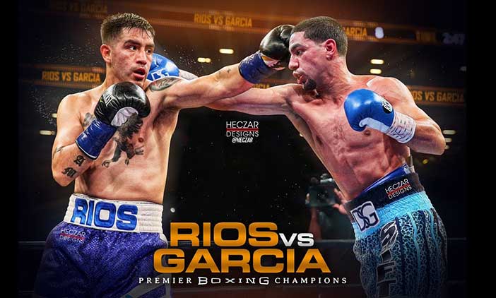 El campeón mundial de dos divisiones Danny “Swift” García y el ex campeón mundial Brandon “Bam Bam” Ríos, se enfrentarán el sábado 17 de febrero en un combate eliminatorio welter del Consejo Mundial de Boxeo, en cartelera que se transmitirá en vivo por SHOWTIME, desde el Mandalay Bay Events Center de Las Vegas. “Me siento realmente bien mental y físicamente ahora. Mi cuerpo está descansado y listo para tener un gran 2018. Tienes que concentrarte para tener éxito en una pelea eliminatoria como esta y creo que Brandon Ríos lo sabe. Estoy entrenando duro, así que espero que él también lo haga,” comentó García. “Todos conocen mi estilo. No estoy aquí para bailar, voy a pelear. Iré allí con todo mi corazón para mostrarle al mundo que puedo volver a ser uno de los mejores. Me siento fuerte y me siento rejuvenecido. Mi cuerpo necesitaba descansar un poco porque todas mis peleas son guerras. Ahora me siento tan bien como siempre. Estoy listo para mostrarle al mundo un Brandon Ríos distinto”. Las entradas para el evento en vivo, promovido por Mayweather Promotions y TGB Promotions, ya están a la venta y están disponibles en AXS.com.