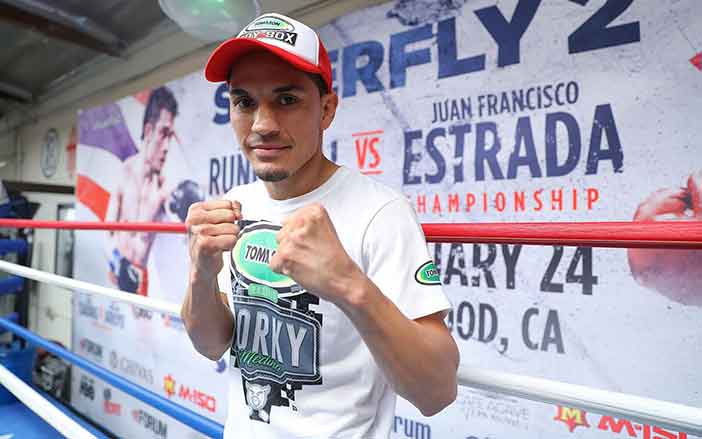 Juan Francisco "Gallo" Estrada (Credito/Tom Hogan, 360 Boxing Promotions)