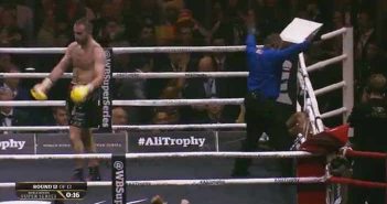 Murat Gassiev noquea a Yunier Dorticós en el último asalto Gassiev sacó a Dorticós fuera del cuadrilátero