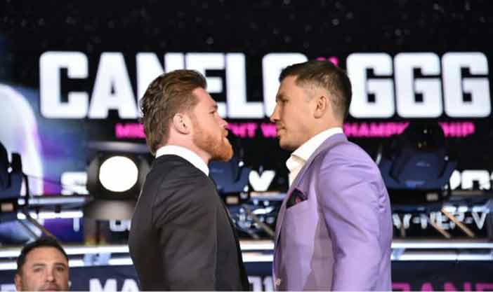 Saúl "Canelo" Álvarez vs Gennady "GGG" Golovkin.