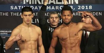 Dmitry Bivol y Sullivan Barrera
