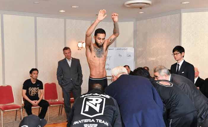 Luis Nery no marca el peso