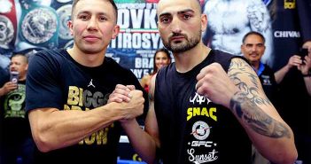 Golovkin y Martirosyan en Los Ángeles Golovkin y Martirosyan (GGG PROMOTIONS)