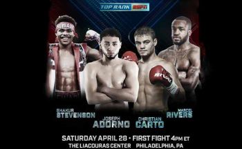 Shakur Stevenson y Robson Conceicao