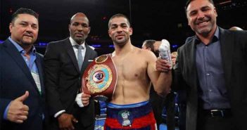 La Organización Mundial de Boxeo sancionará cinco peleas este sábado en Alemania, Estados Unidos y Letonia Sadam Ali (Tom Hogan / Golden Boy Promotions)