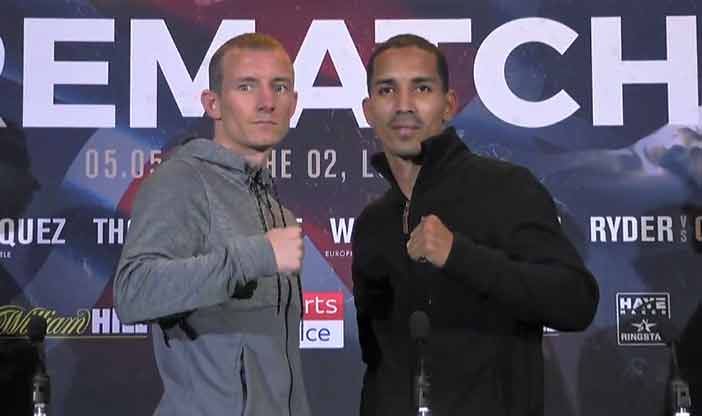 Emmanuel Rodríguez y Paul Butler (Matchroom Boxing)