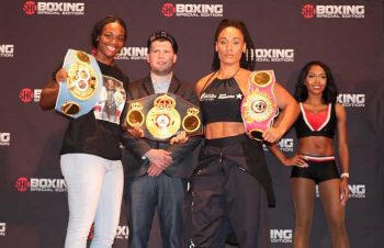 Claressa Shields vs Hanna Gabriels vs Claressa Shields (Foto: Marcelino Castillo)