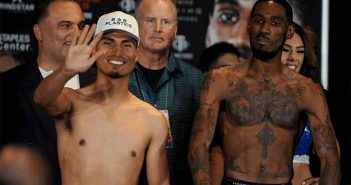 Listos Mikey García y Robert Easter Jr. Mikey García y Robert Easter Jr.