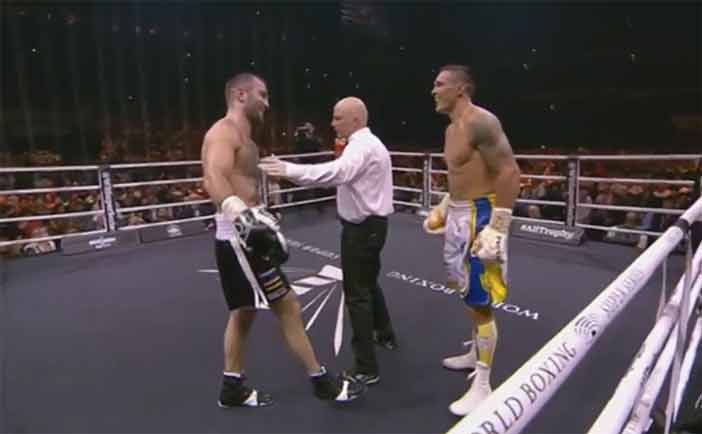 Oleksandr Usyk se impone a Murat Gassiev