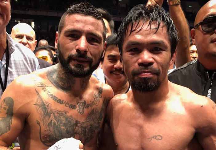 Matthysse y Pacquiao tras el combate