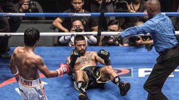 Pacquiao derriba a Matthysse
