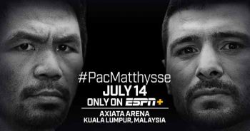 Pacquiao vs Matthysse en ESPN