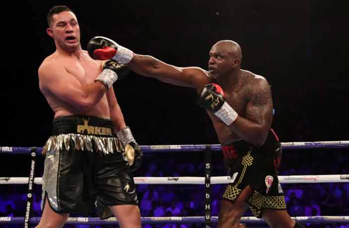 Dillian Whyte golpea a Joseph Parker