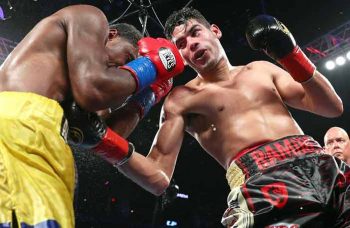 Gilberto “Zurdo” Ramírez vs Roamer Alexis Angulo (Foto: Mikey Williams, Top Rank)