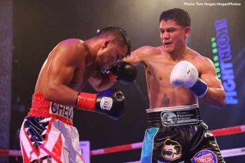 Jesús Rojas y Joseph "JoJo" Díaz (Foto: HoganPhotos/Golden Boy Promotions)