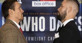 Oleksandr Usyk y Tony Bellew presentan pelea