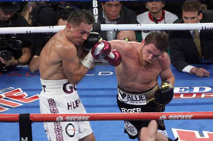 SAÚL ÁLVAREZ VS GENNADY GOLOVKIN (PHOTO CREDIT: SUMIO YAMADA)