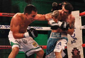 Pablo Ojeda vs Fabian Orozco (FOTOS: RAMÓN CAIRO - ARGENTINA BOXING PROMOTIONS)