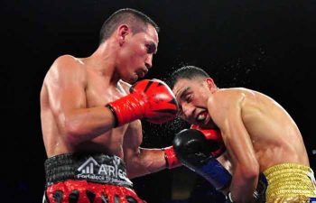 Juan Francisco "Gallo" Estrada vs Felipe Orucuta (Fotos: Germán Villaseñor/Zanfer)