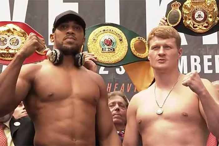 Anthony Joshua vs Alexander Povetkin
