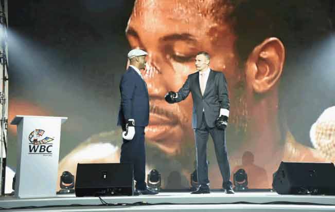 Vitali Klitschko y Lennox Lewis