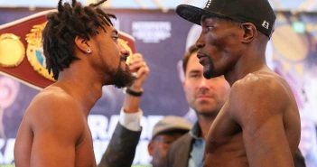 Listos Demetrius Andrade vs Walter Kautondokwa por el medio de la OMB Demetrius Andrade vs Walter Kautondokwa (Foto:Ed Mulholland)