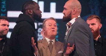 Deontay Wilder y Tyson Fury calientan la pelea Wilder vs Fury