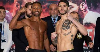 Kell Brook y Michael Zefara disputan eliminatoria welter AMB Foto: Matchroom Boxing