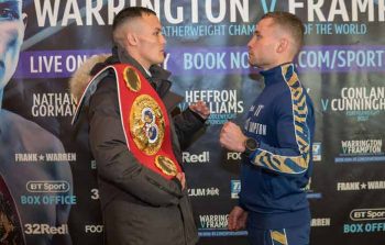 Warrington-vs.-Frampton (Photo Credit: Queensbury Promotions)
