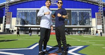Preparados Oscar Valdez y Teofimo López para dar un gran espectáculo el 2 de Febrero Óscar Valdez vs Teofimo López (Credito de Fotos: Mikey Williams / Top Rank)