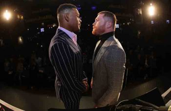 Jacobs vs Canelo (Foto: Tom Hogan)