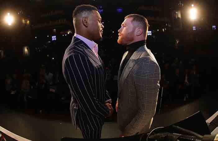 Jacobs vs Canelo (Foto: Tom Hogan)