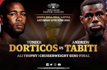 Yunier Dorticos y Andrew Tabiti