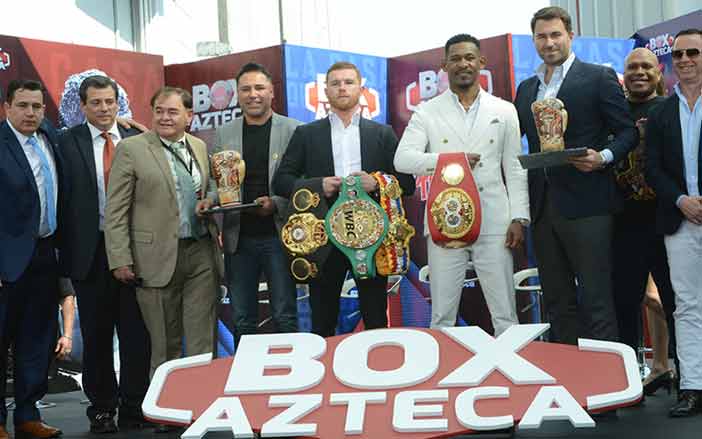 Canelo y Jacobs en México