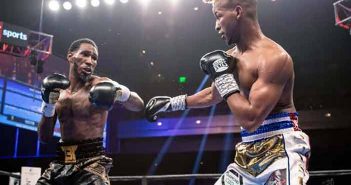 Robert Easter Jr y Rances Barthelemy empatan Easter vs Barthelemy (Ryan Hafey / PBC)