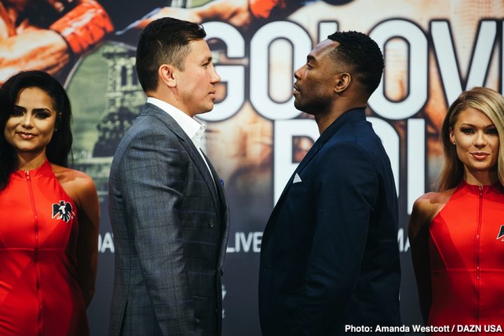 Gennady Golovkin y Steve Rolls DAZN