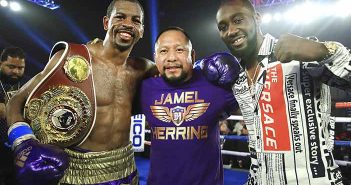 Jamel Herring vs. Jonathan Oquendo el 2 de julio Jamel Herring y Terence Crawford (Mikey Williams / Top Rank)