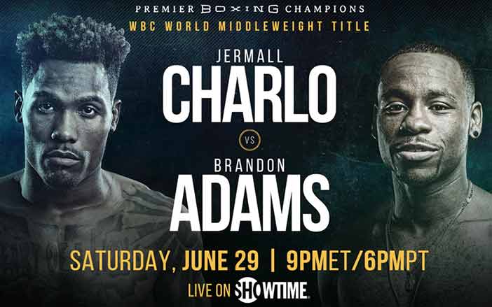 Jermall Charlo vs Brandon Adams
