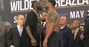 Listos Wilder vs Breazeale – Russell vs Martínez Wilder vs Breazeale en el pesaje
