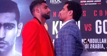 El CMB honra la función histórica en Arabia Saudita entre Khan y Goyat Amir Khan vs Neeraj Goyat