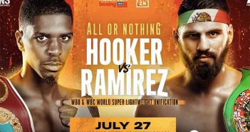 Maurice Hooker vs José Ramírez el 27 de julio en DAZN Maurice Hooker y José Ramírez