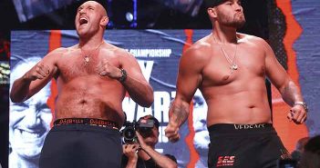 Video Tyson Fury vs Tom Schwarz Tyson vs Tom Schwarz (Mikey Williams / Top Rank)