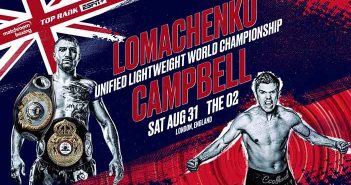 Lomachenko vs. Campbell el 31 de agosto en Londres en ESPN Lomachenko vs. Campbell