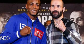 Erislandy Lara vs “Inocente” Álvarez cara a cara Erislandy Lara vs Ramón "Inocente" Álvarez (Foto: Stephanie Trapp)