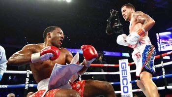 Jason Sosa noquea a Lydell Rhodes (Foto:Mikey Williams /Top Rank)