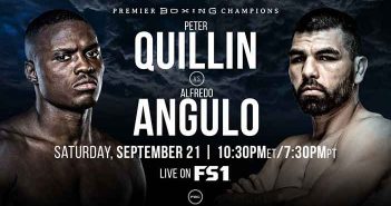 Peter Quillin vs Alfredo “Perro” Angulo el 21 de septiembre Quillin vs Angulo