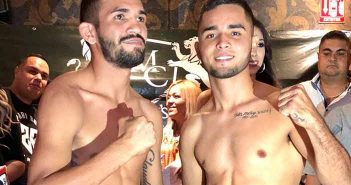 Aréchiga y Alarcón se enfrentan este sábado en Guadalajara “Veneno” Aréchiga y “Changuito” Alarcón (otos: Luis Zápari, Zápari Boxing Promotions)