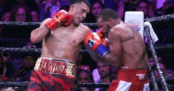 David Benavidez acaba en el noveno con Anthony Dirrell DAVID BENAVIDEZ VS ANTHONY DIRRELL (PHOTO CREDIT: SUMIO YAMADA)