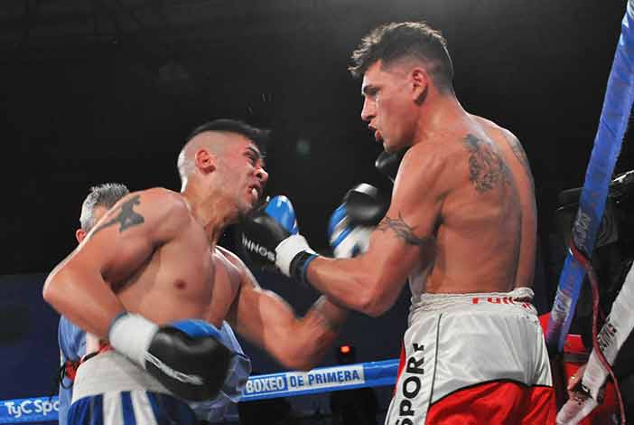 Germán “El Martillo” Peraltavs. Marcelo “El Terrible” Cóceres (Foto: Ramón Cairo)